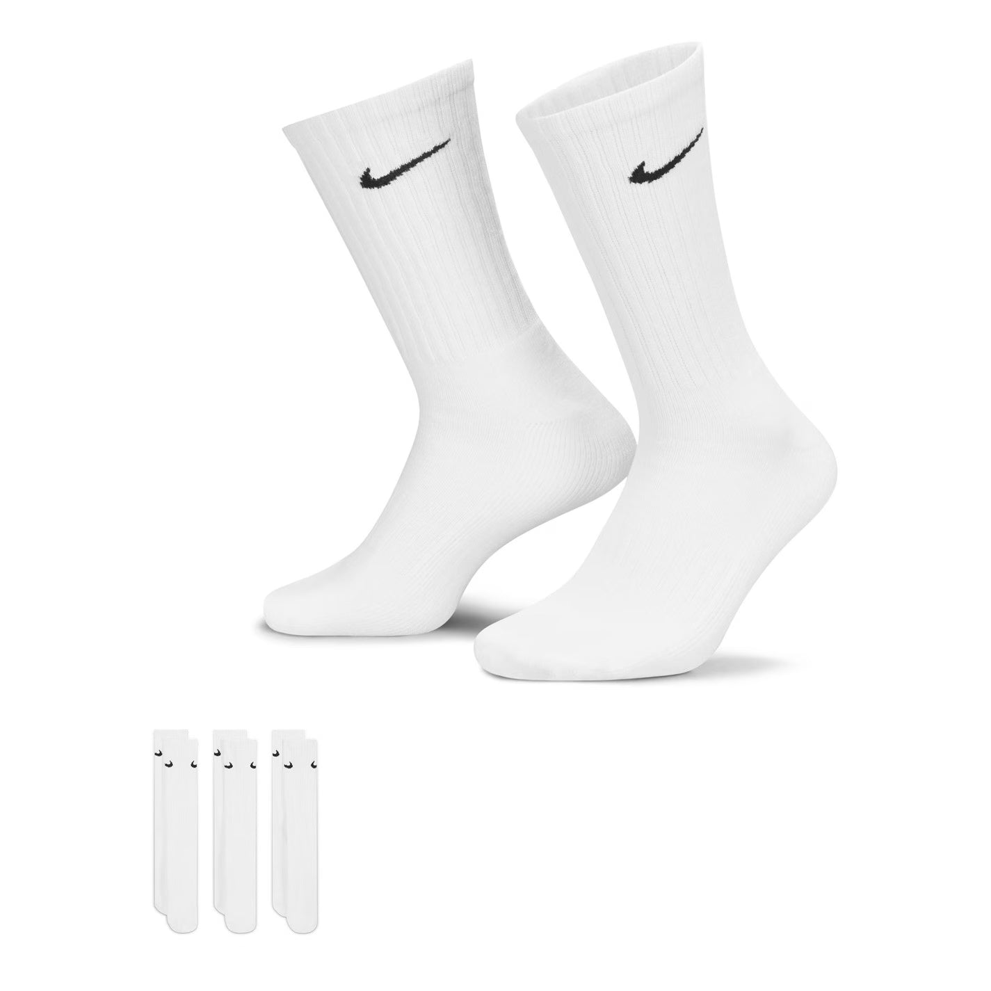 Nike Everyday 3 Pack Cotton Cushioned Crew Sock